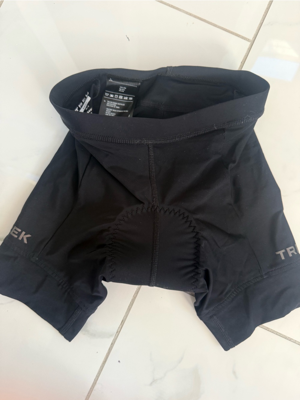 TREK Kids Black Padded Cycling Shorts